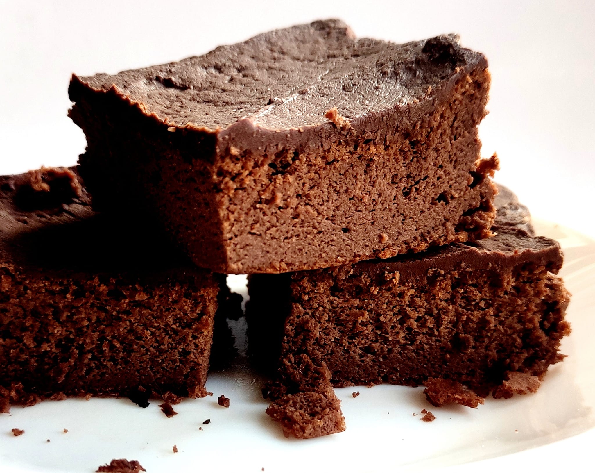 Soft Brownie Przepis bez Mąki bez Cukru a nawet bez orzechów